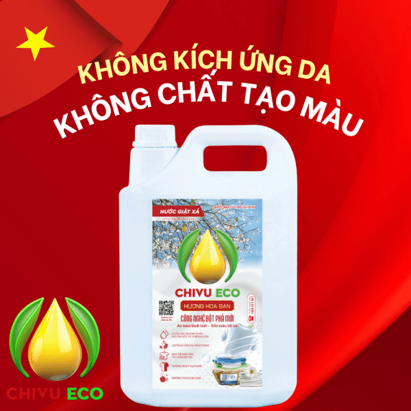 NƯỚC GIẶT CHIVU ECO HOA BAN - 5L - Ảnh 4