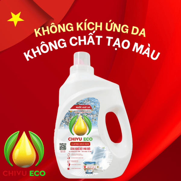 NƯỚC GIẶT CHIVU ECO HOA BAN - 3,2L - Ảnh 4