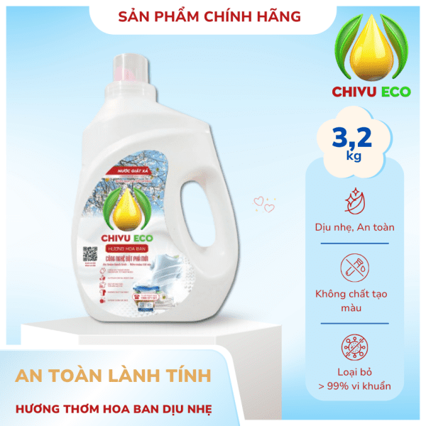 NƯỚC GIẶT CHIVU ECO HOA BAN - 3,2L - Ảnh 5