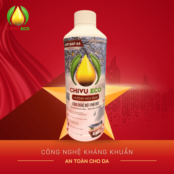NƯỚC GIẶT CHIVU ECO HOA BAN - 1L - Ảnh 2