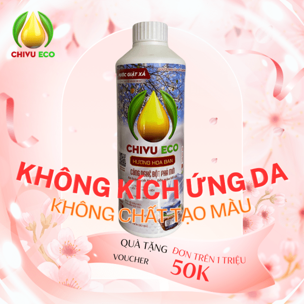 NƯỚC GIẶT CHIVU ECO HOA BAN - 1L - Ảnh 5