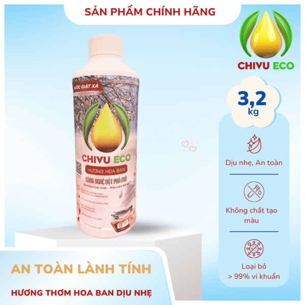 NƯỚC GIẶT CHIVU ECO HOA BAN - 1L - Ảnh 3