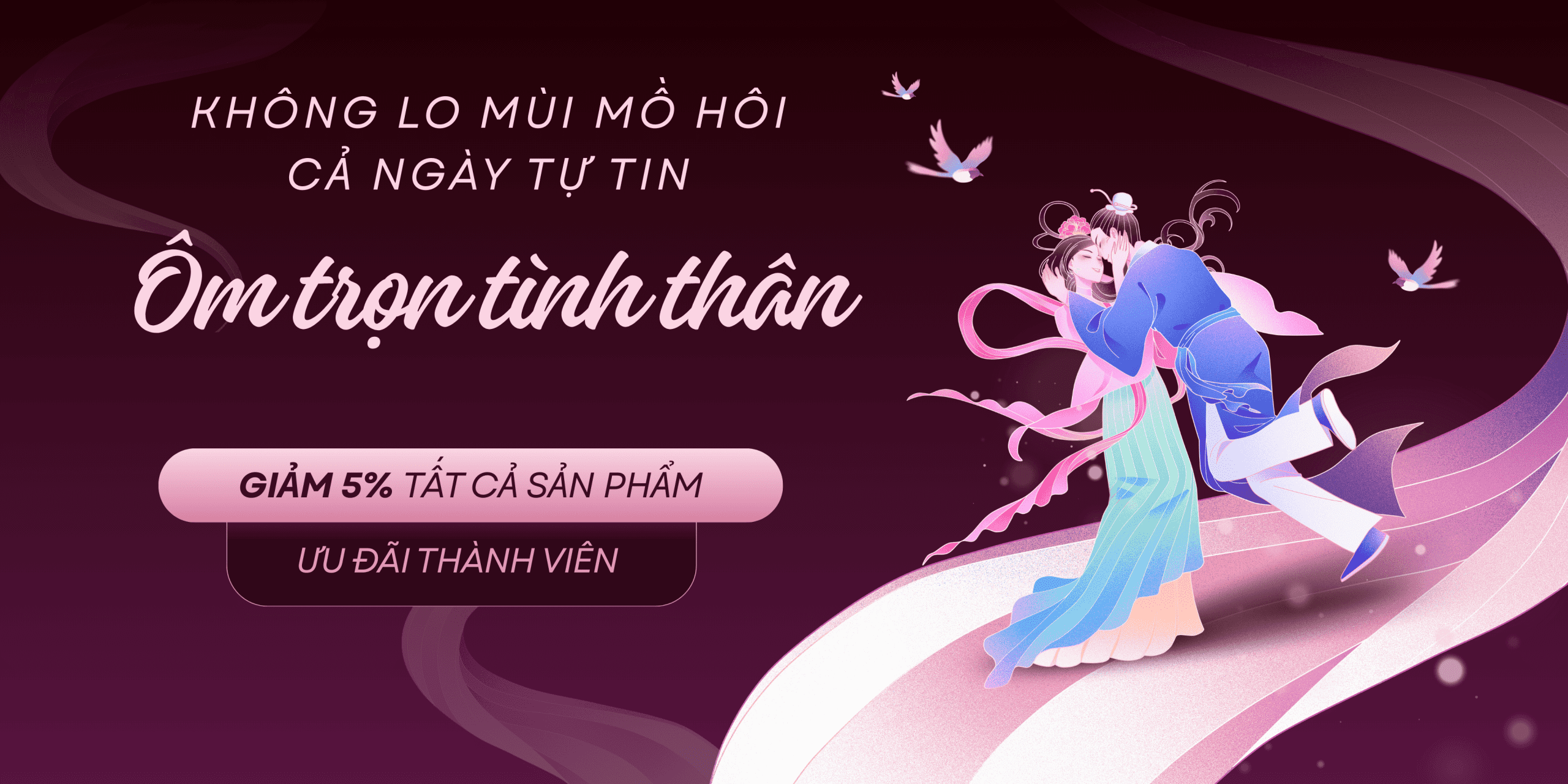 Không lo mùi mồ hôi Cả ngày tự tin